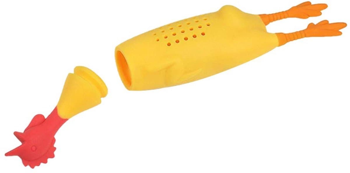 Dailygoody - Kruiden Zeef - Siliconen Mesh Infuser - Grote Capaciteit - Geel - Kruiden Filter - Geschikt voor Koken - Voor Soep en Bouillon