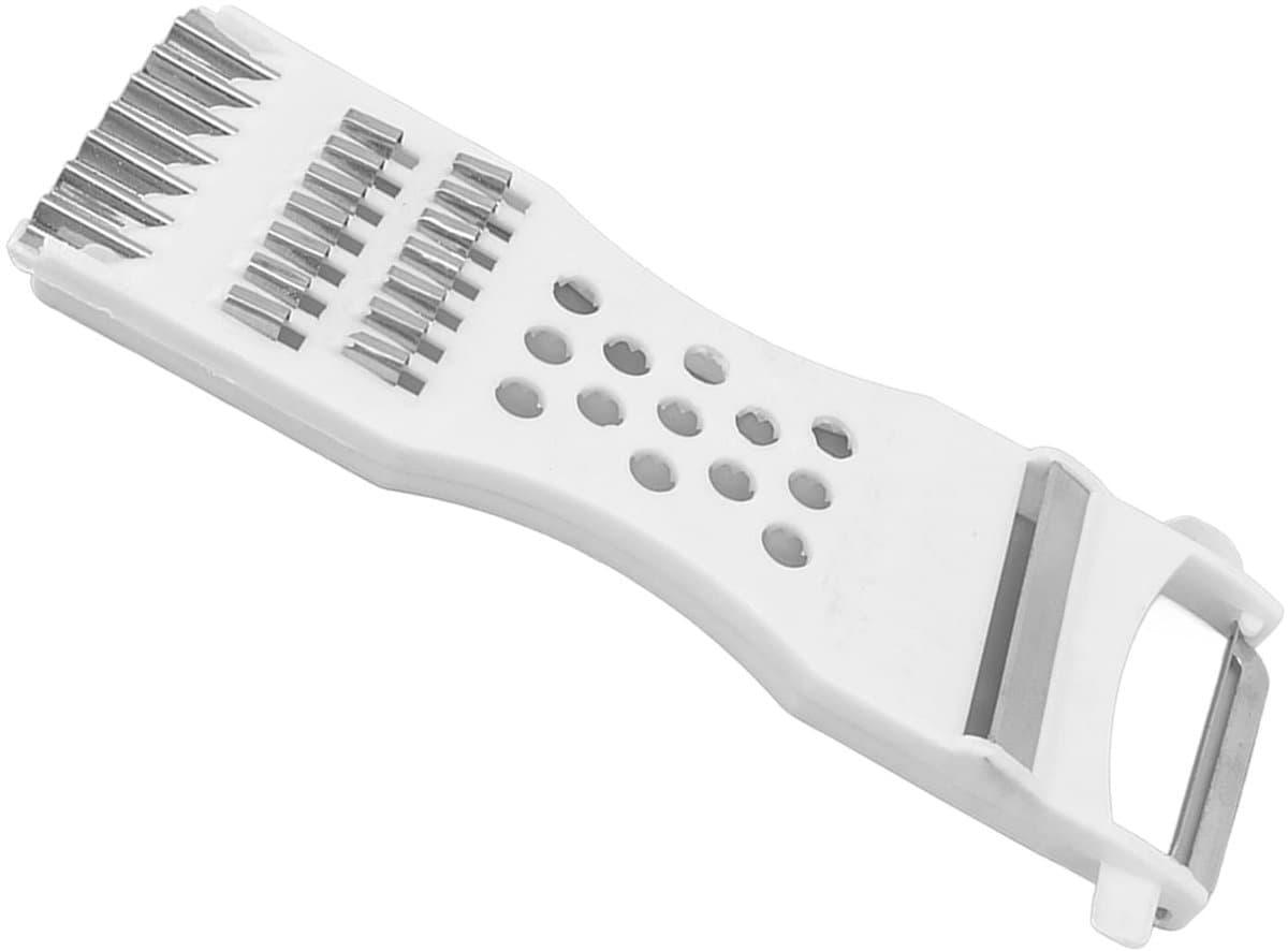 Dailygoods- Raspschiller Compact - Multifunctioneel - Vaatwasmachinebestendig - Ergonomisch Ontwerp - ABS/Roestvrij Staal - 7,5 x 17,5 cm - Keukenschiller