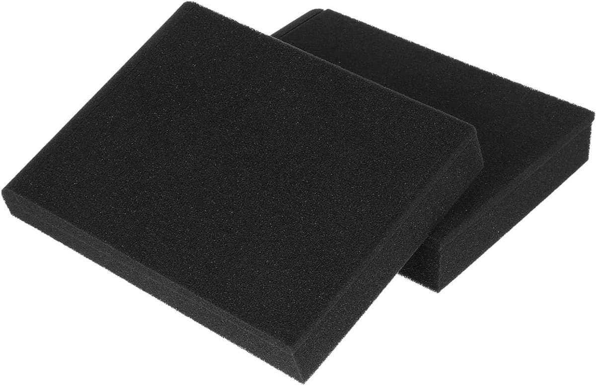 2 Pieces High Quality Speaker Insulation Pads Sound Absorbing Foam for Improved Musical Experience Stability