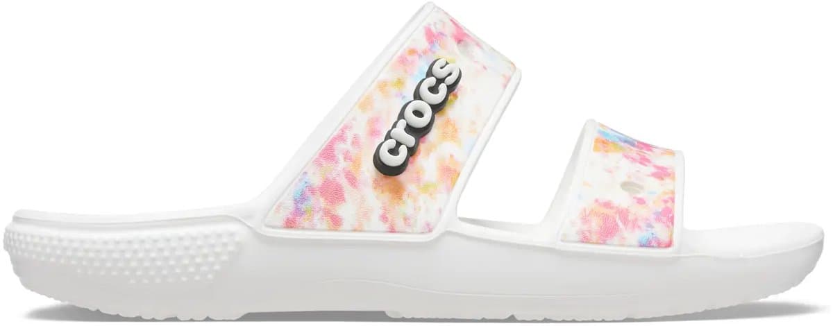 Crocs Classic Tiedye Graphic Sandal Wit/Multi Maat 46/47 US M12