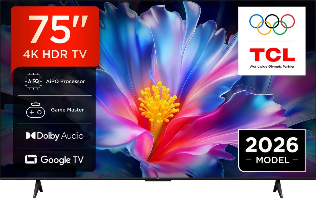 TCL 75P6L - 75 inch - 4K QLED - 2026 - Smart TV