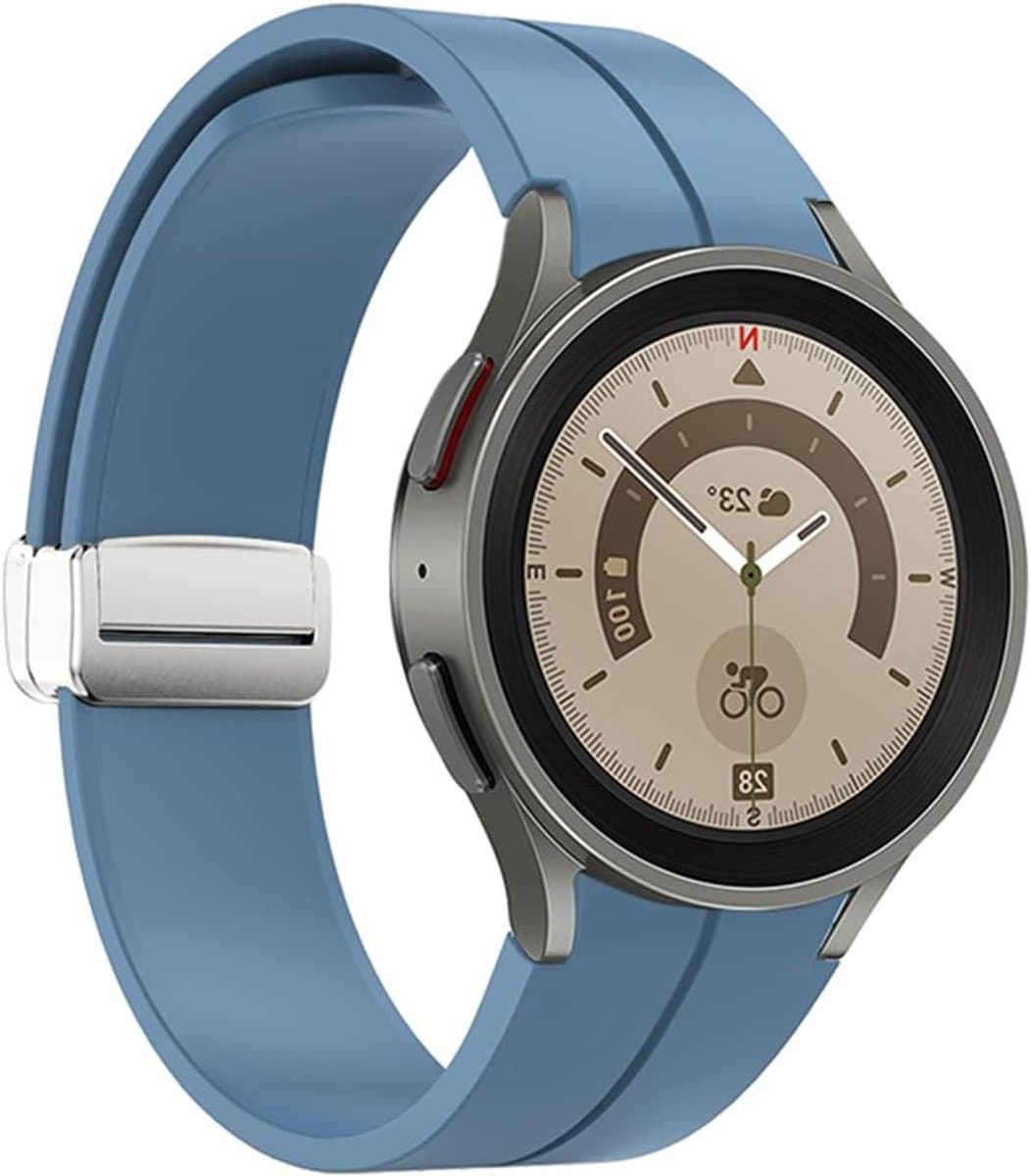Silicone Horlogeband 20mm voor Galaxy Watch 4, 5 en 3 - Lichtgewicht, Waterdicht en Comfortabel
