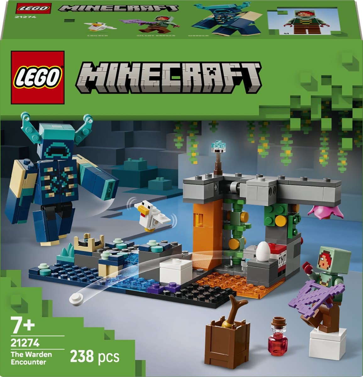 LEGO Minecraft 21274 De ontmoeting met de Opzichter