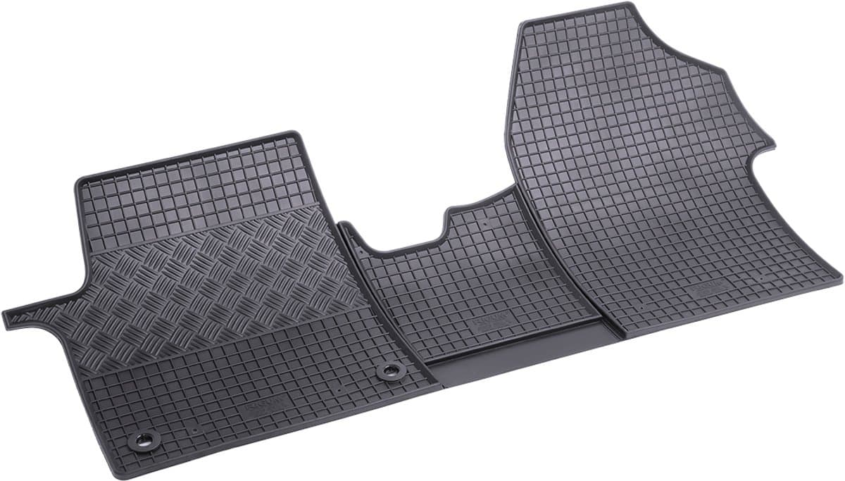 Automatten voor Citroën Jumpy, ë-Jumpy, Fiat Scudo, Opel Vivaro C, Vivaro-e C, Peugeot Expert, e-Expert, Toyota ProAce (vanaf 2016), 2/3-zits - 3-delig - Rubber