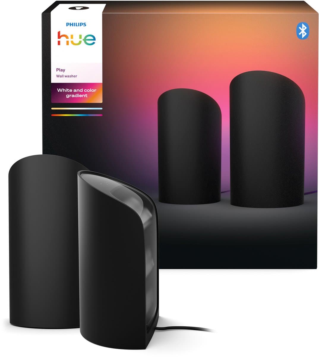 Philips Hue Play Wall Washer Zwart - 2-pack