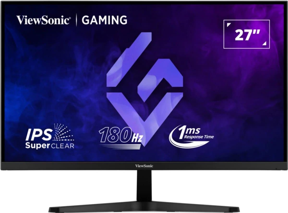 ViewSonic VX27G1-HD - 27" - 1920 x 1080 Full HD (1080p) @ 180 Hz - IPS - 300 cdm² - 1000:1 - HDR10 - 1 ms - 2xHDMI, DisplayPort
