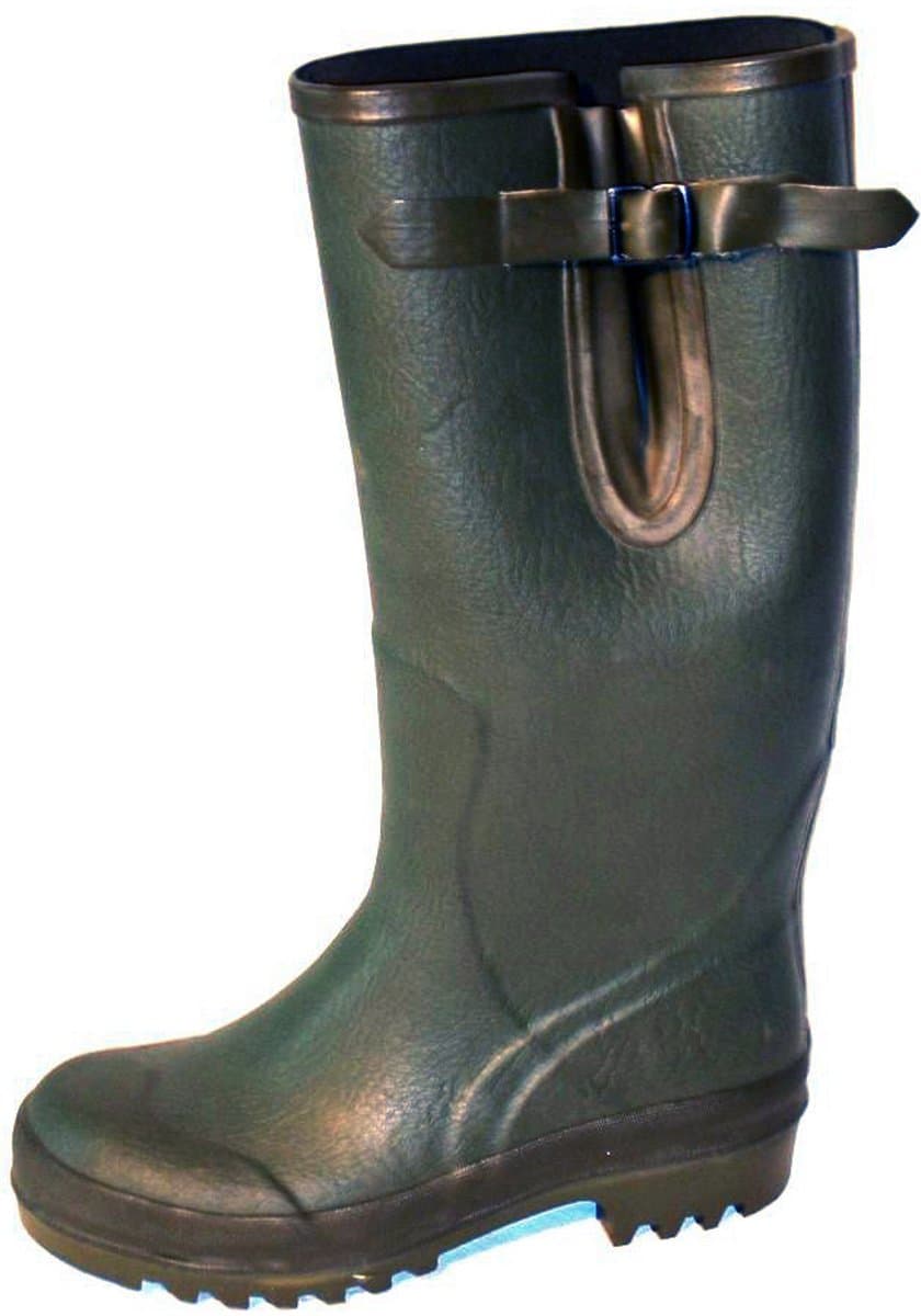 Rubber Laars met Neopreen Voering Regenlaars Donker Groen Vislaars maat 45