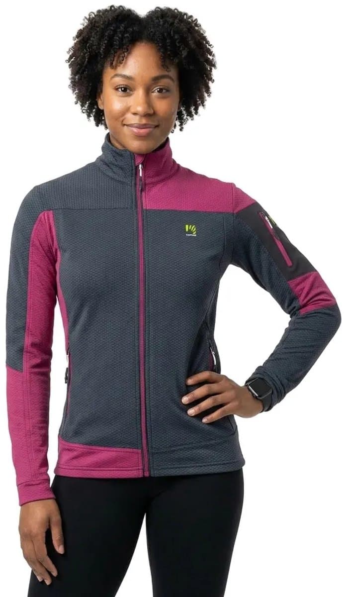 Karpos Cherz Fleece Met Volledige Rits Blauw S Vrouw