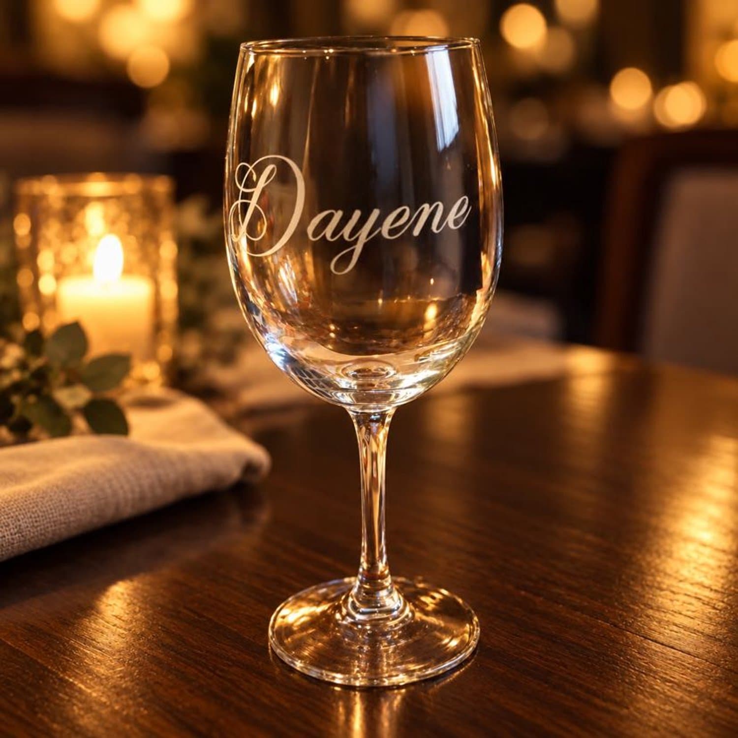 Wijnglas met naam - Gepersonaliseerde witte wijnglazen - Wijnglas Wit - Geschenk met tekst