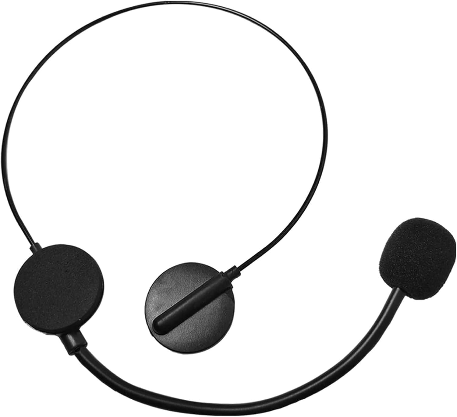 Headset microfoon speelgoed, microfoon rekwisiet, nepmicrofoons speelgoed voor dansfeesten, rollenspel, zwart