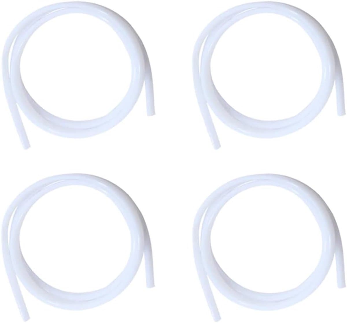 4 stks 1 m PTFE Teflon Buis 2mm ID 4mm OD voor 1.75mm Filament 3D Printer (Wit Teflon)
