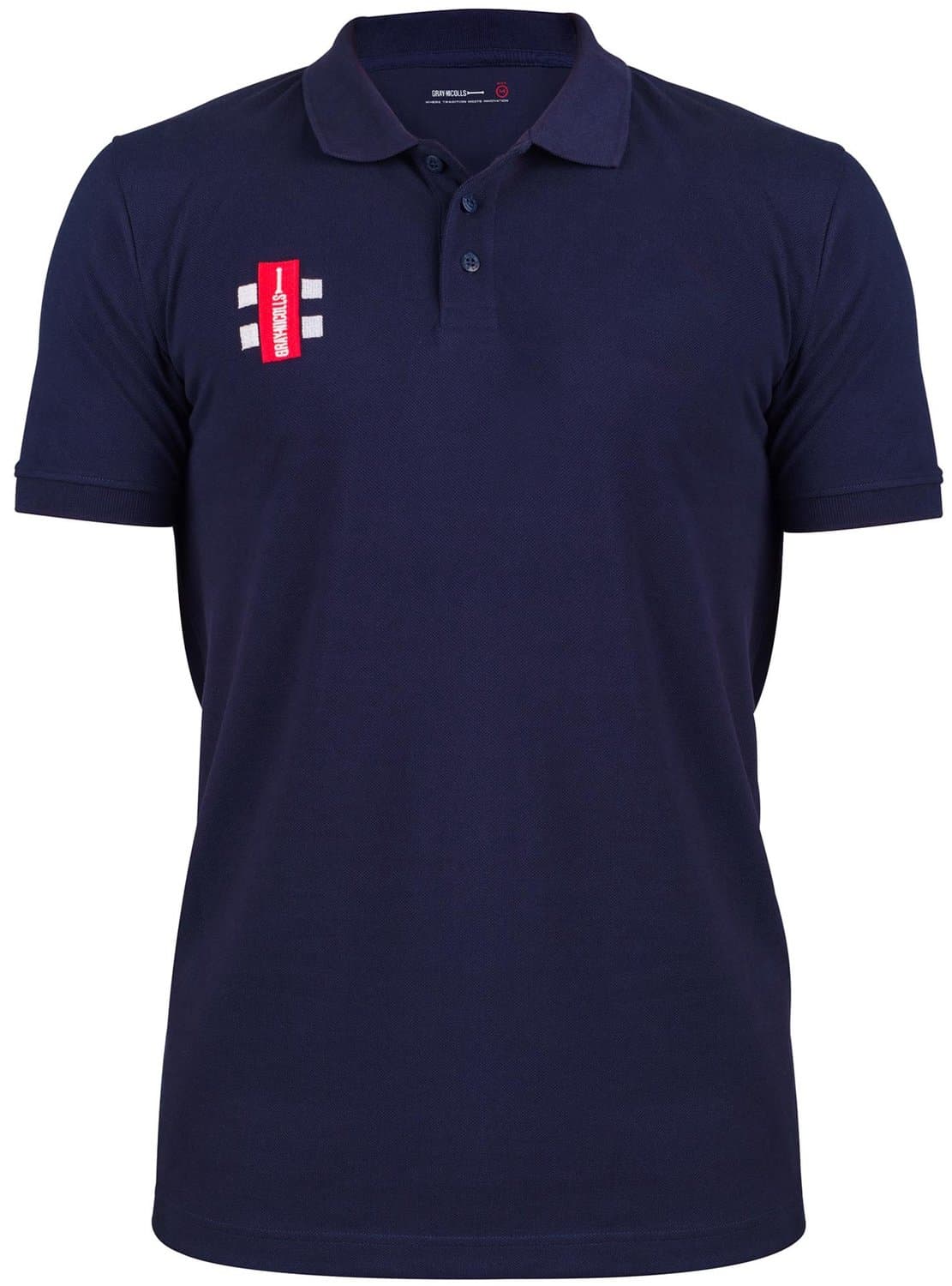 Gray-Nicolls sport polo shirt kind donkerblauw extra small textiel.