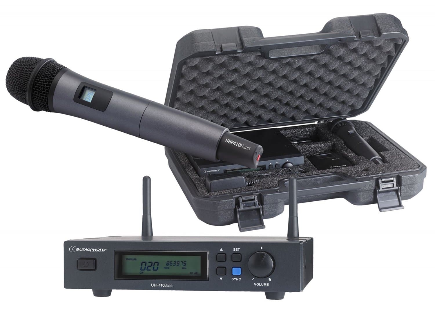 AUDIOPHONY PACK-UHF410-Hand-F8