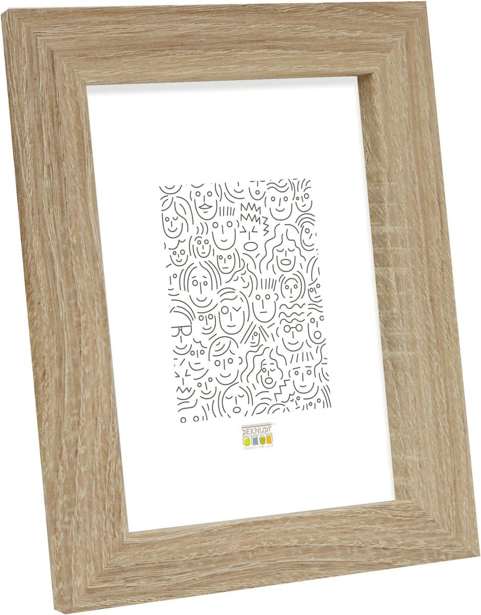 Deknudt Frames fotolijst S49BH1 - naturelle houtkleur - foto 20x20 cm