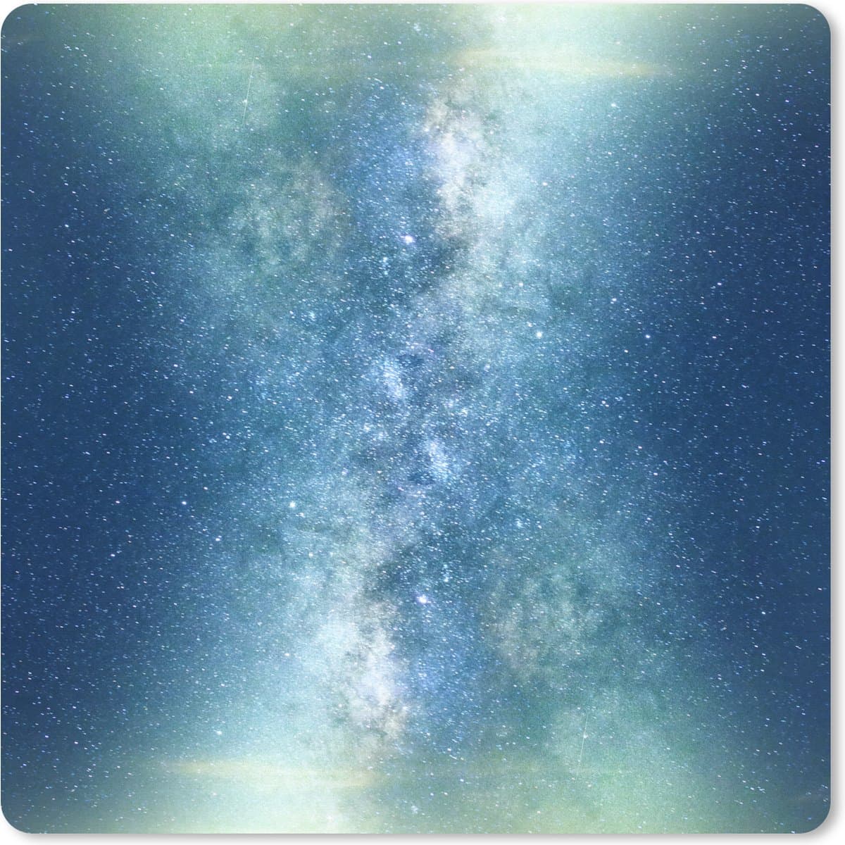 Muismat XXL 60x60 cm - Bureau onderlegger - Bureau mat Sterren - Hemel - Blauw - Jongens - Meisjes - Kinderen - Bureaumat - Gaming mousepad xl - Bureaulegger groot - Computer deskmat