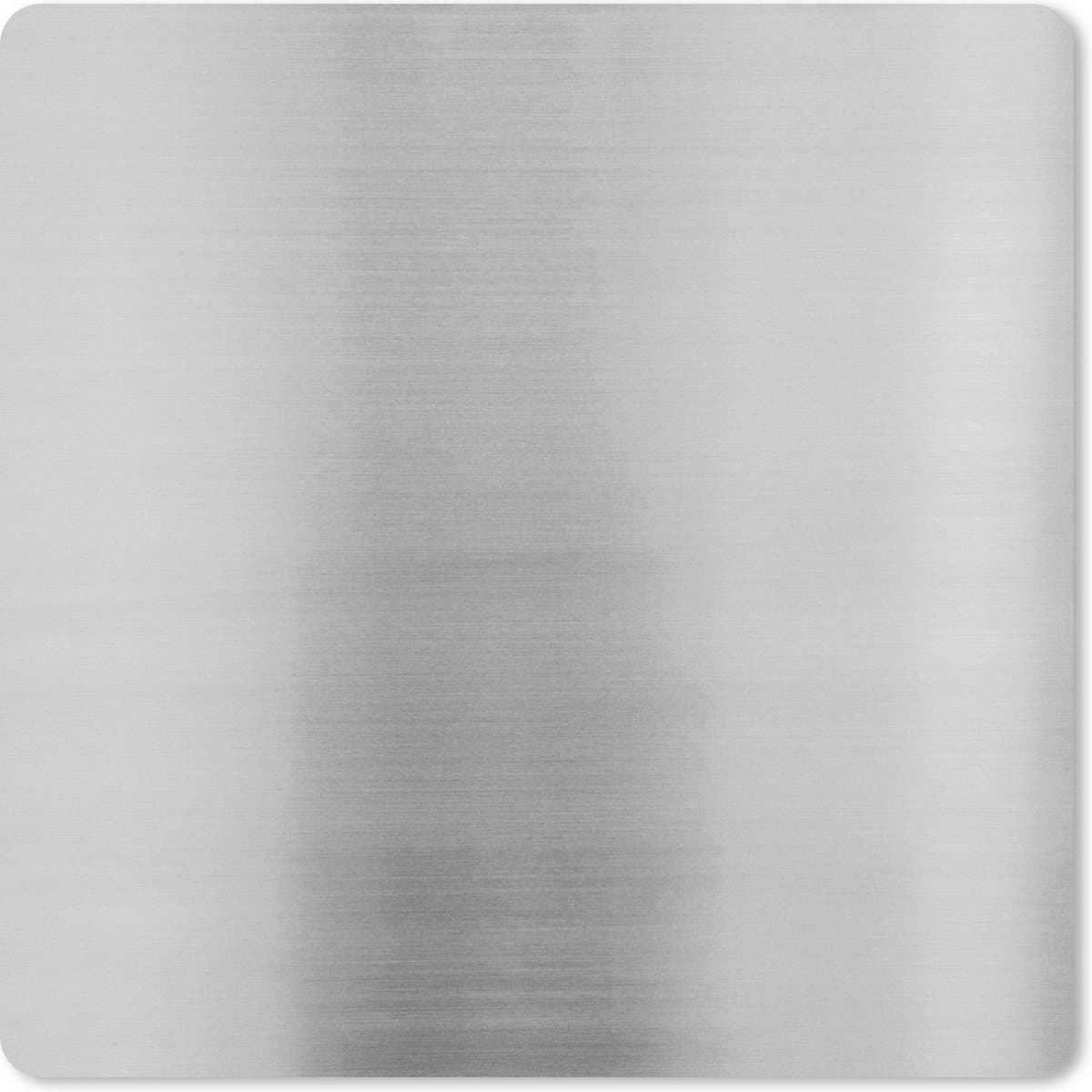 Muismat XXL 80x80 cm - Bureau onderlegger - Bureau mat Metaal print - Zilver - Lijn - Grijs - Structuur - Bureaumat - Gaming mousepad xl - Bureaulegger groot - Computer deskmat