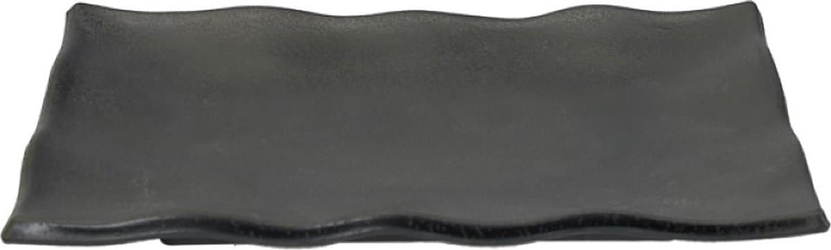 Tokyo Design Studio - Melamine Zen - Rechthoekig Bord - Zwart - 22,5x15x2,3 cm