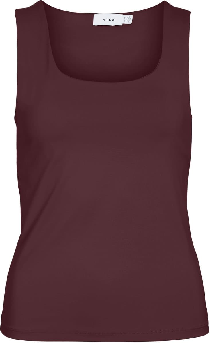 VILA - VIKENZA U-NECK S/L TANK TOP REV - NOOS - Dames - Tops