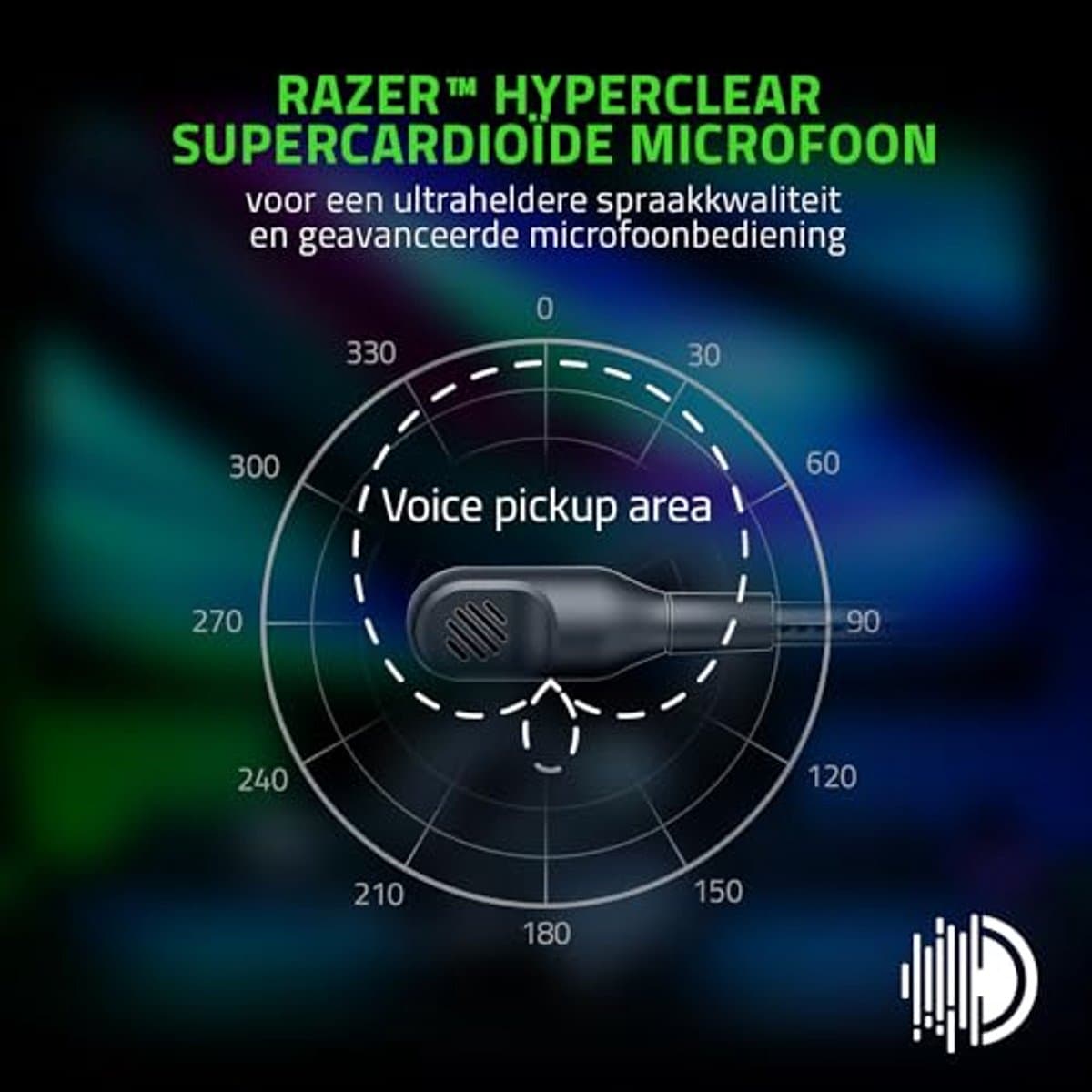 Draadloze Gaming Headset met Superhelder Geluid en Geluidsisolatie