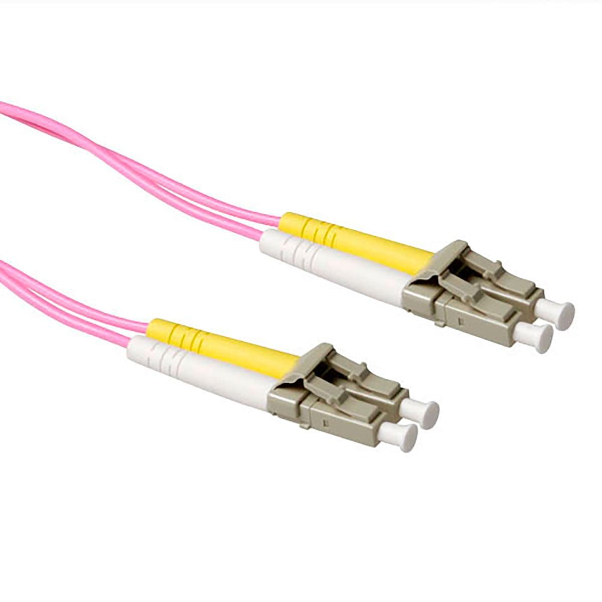 ACT 2,5 meter LSZH Multimode 50/125 OM4 glasvezel patchkabel duplex met LC connectoren RL9753