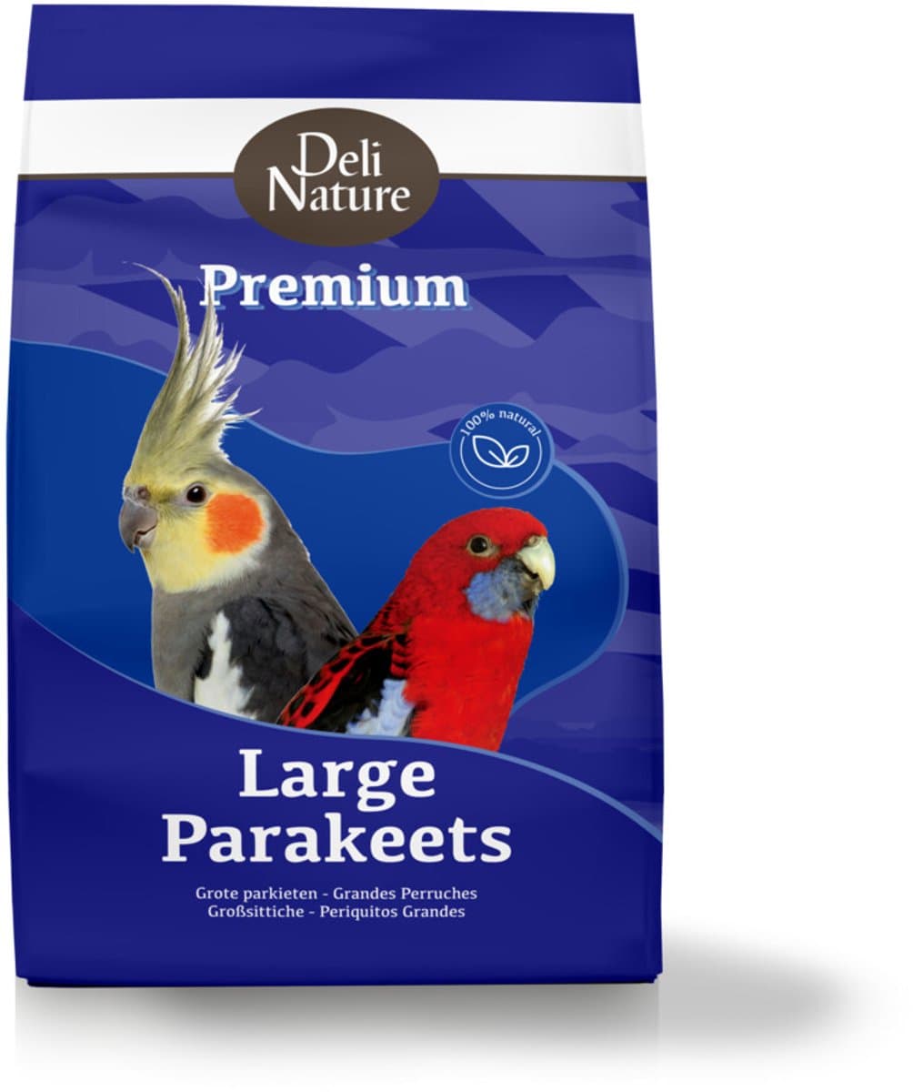 Deli Nature Premium Grote Parkiet - 4 x 4 kg - Voordeelverpakking