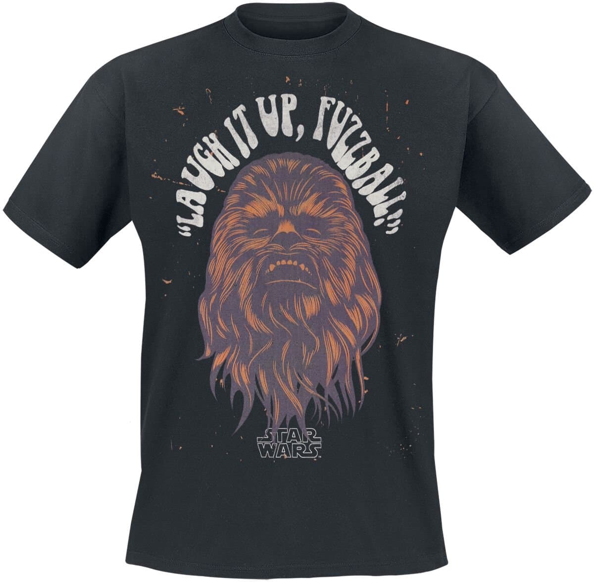 Star Wars Laught It Up Fuzzball Heren Shirt met lange mouwen - zwart - XL