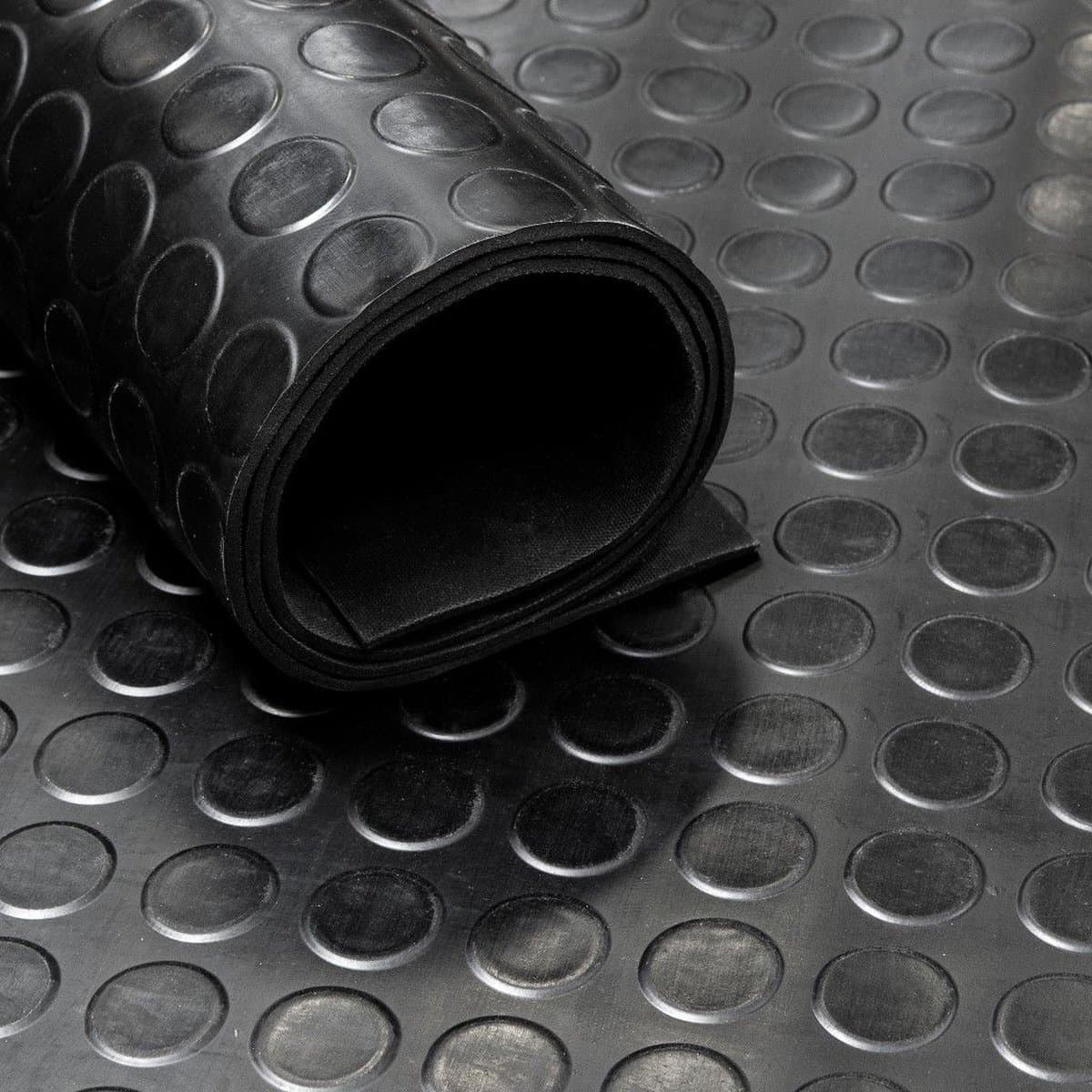 IVOL Rubbermat op rol - Noppen 2,7 mm - Breedte 70 cm - Rubber loper - Per strekkende Meter