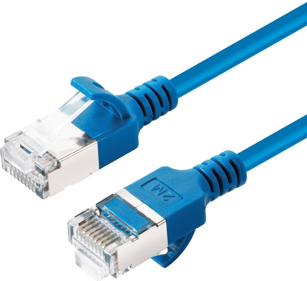 Microconnect V-FTP6A05B-SLIM netwerkkabel Blauw 5 m Cat6a U/FTP (STP)