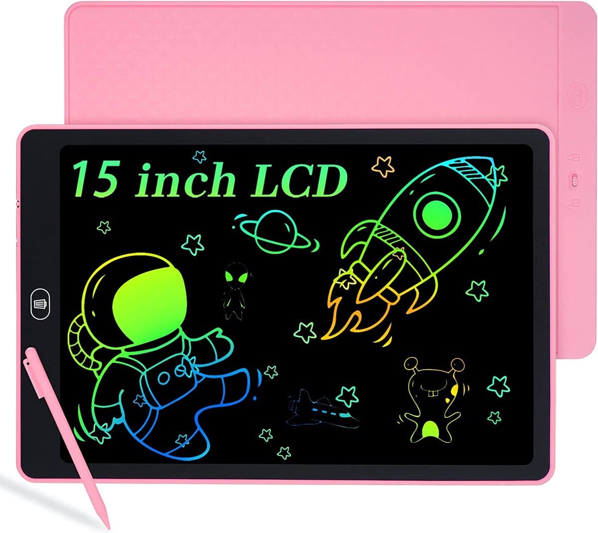 Lcd-schrijftablet / LCD Schrijven Teken Tablet kleurrijk scherm LCD-schrijftablet voor kinderen en volwassenen, uitwisbaar digitaal tekenbord
