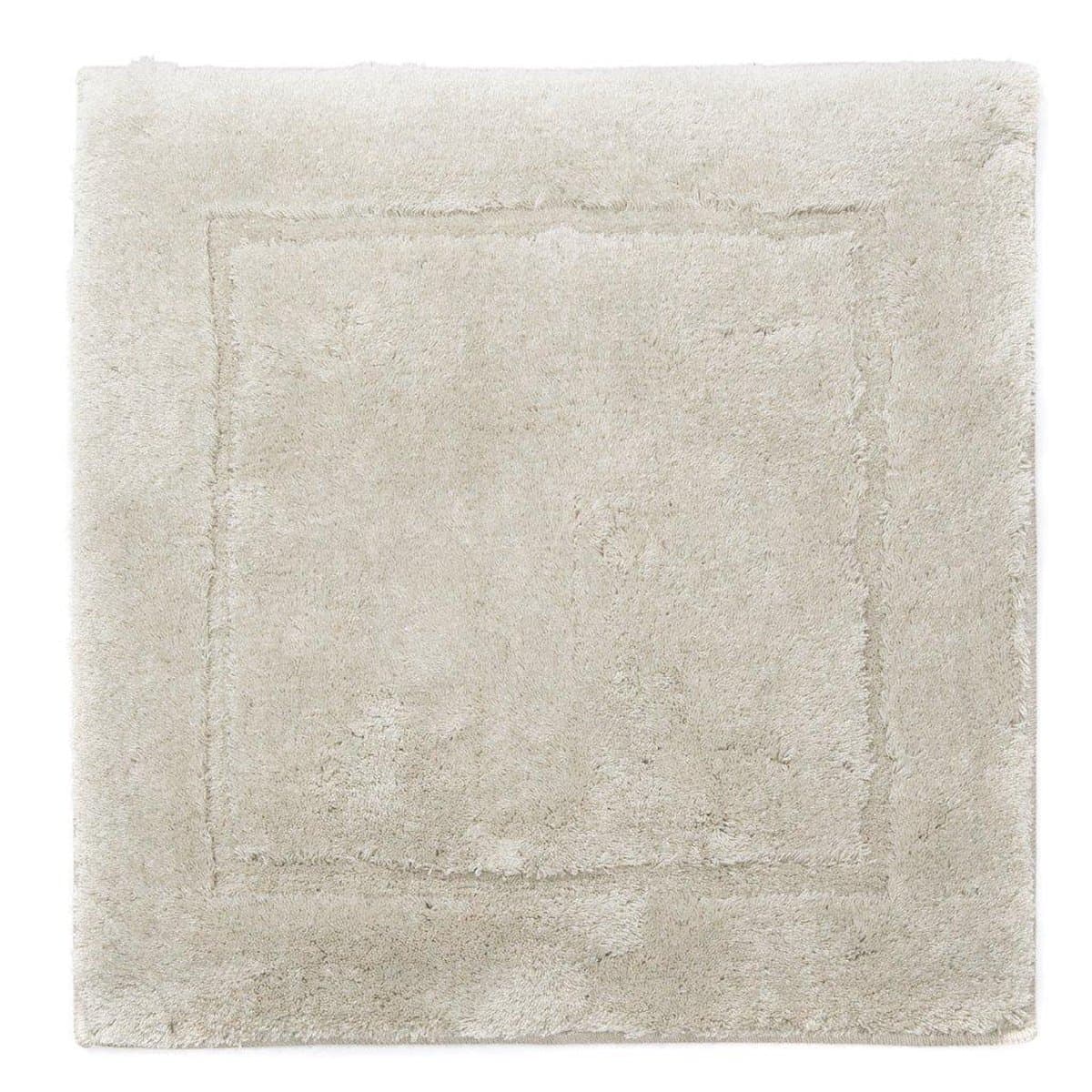 Casilin Toiletmat Vierkant - 60 x 60cm Orlando - Antislip WC Mat - Waterabsorberend - Wasbaar en Sneldrogend - Zachte microvezel - Beige, Zand