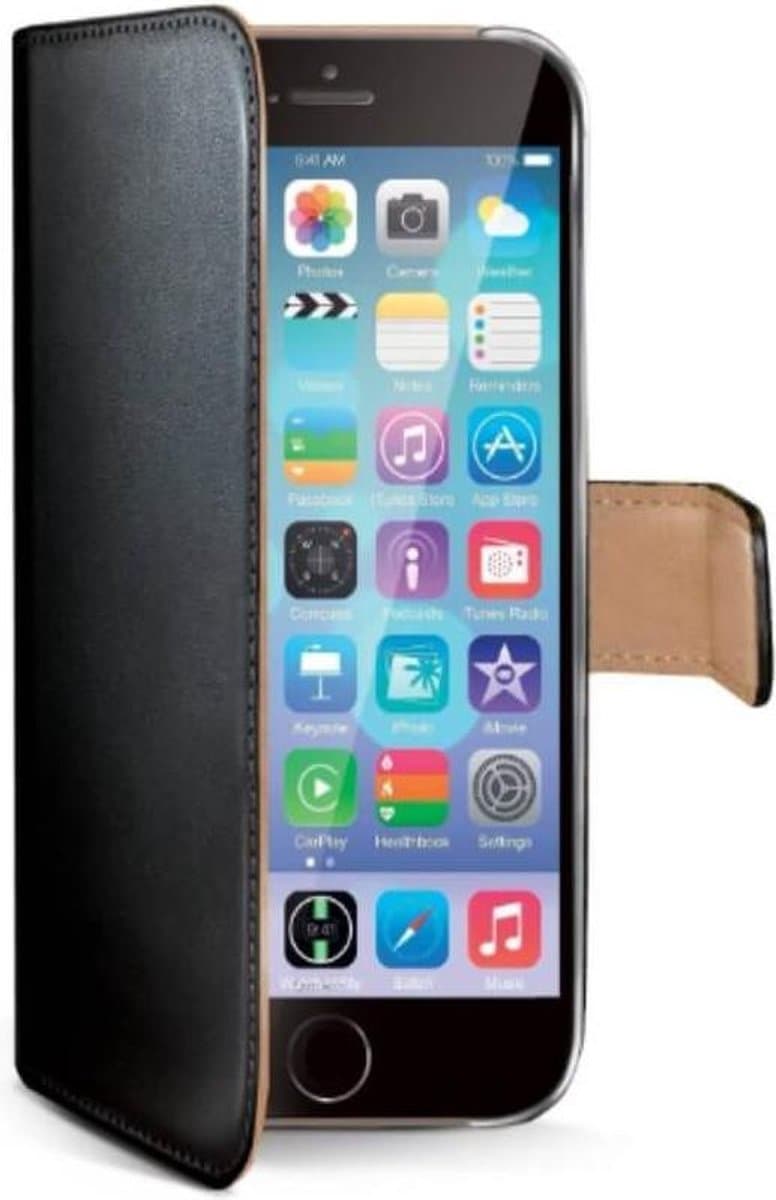 Celly Boekmodel Hoesje iPhone 8 / 7 - Zwart