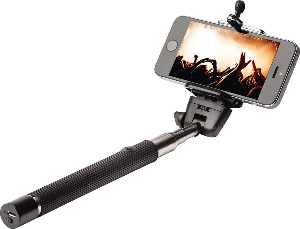 Bluetooth selfie stick with shutter