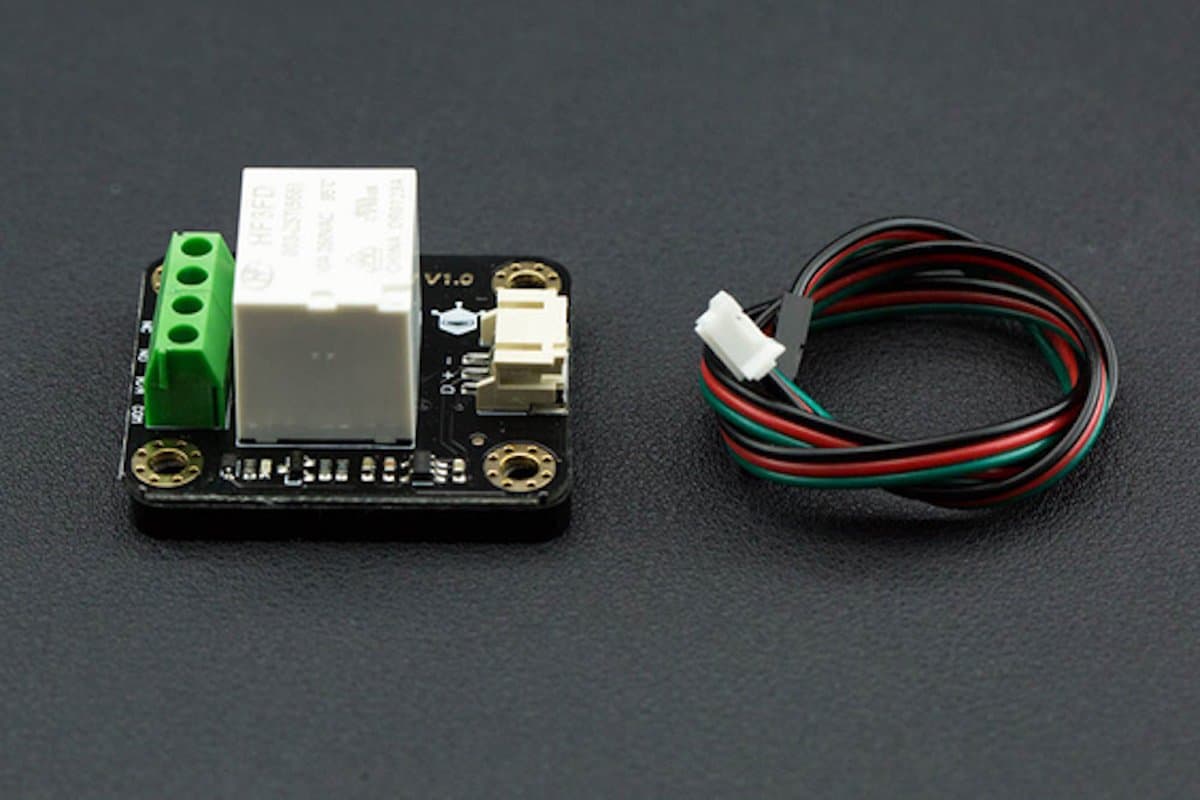 Gravity: Digital 10A Relay Module 3.3V - DFR0473 - Geschikt voor Arduino