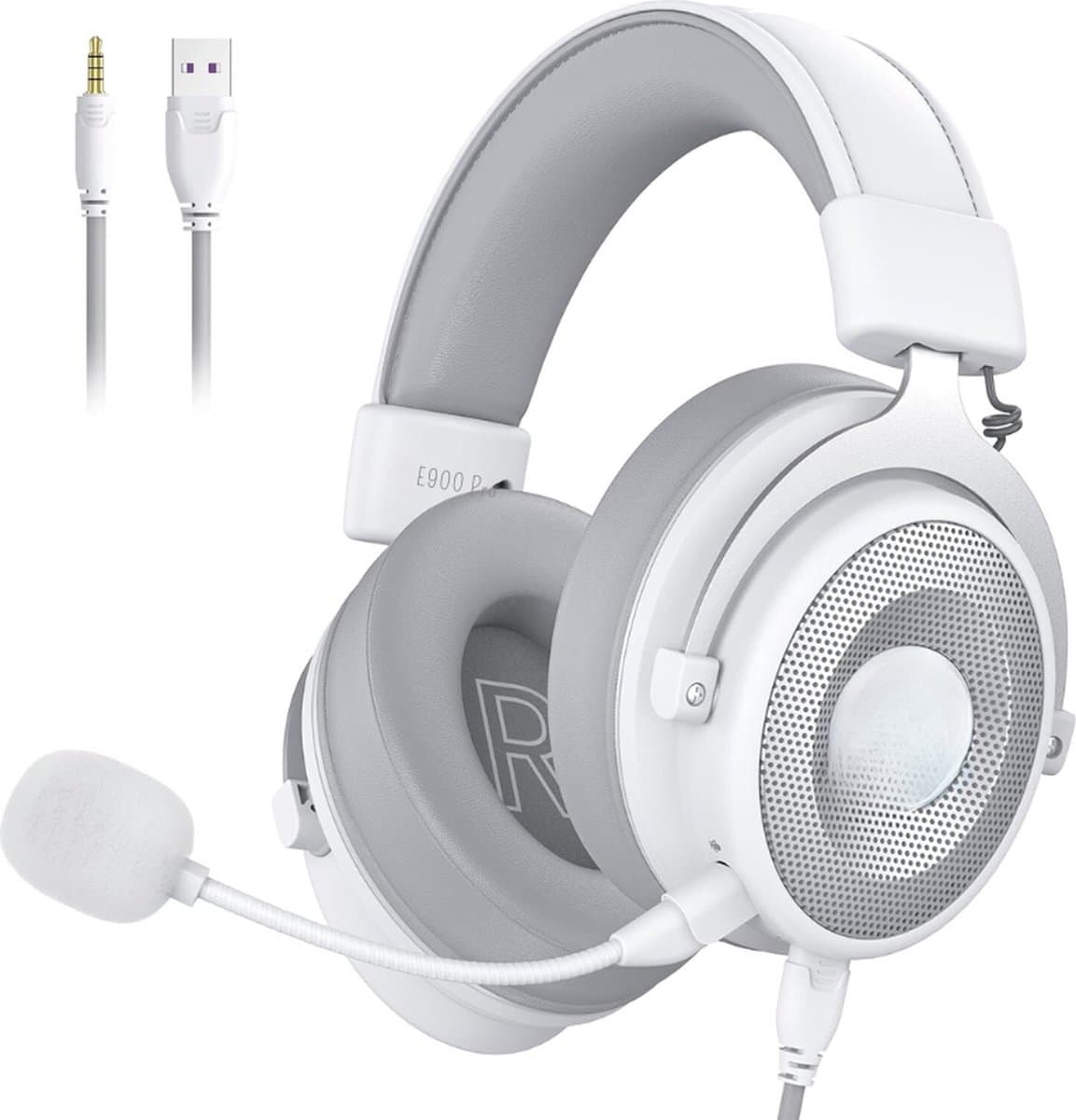 7.1 Surround Sound Gaming Headset - Ruisonderdrukkende Microfoon Met USB & 3.5 Mm Aansluiting - LED-Licht - Superlichte Hoofdtelefoon Voor PC - Mac - Switch - PS4 - PS5 En Xbox One