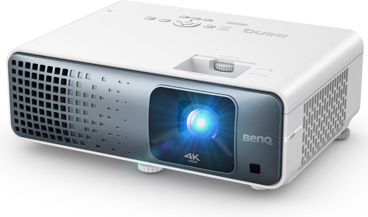 BenQ TK710 4K HDR Laser 3200 ANSI Lumen Film- en Gaming beamer - Projector - 4ms Reactietijd - 240Hz - HDR10 & HLG - ARC/eARC Ondersteuning - Verticale Lensverschuiving - 3D Keystone - 1,3x Zoom - HDR Game Modes - Geschikt voor PS5 en XBox