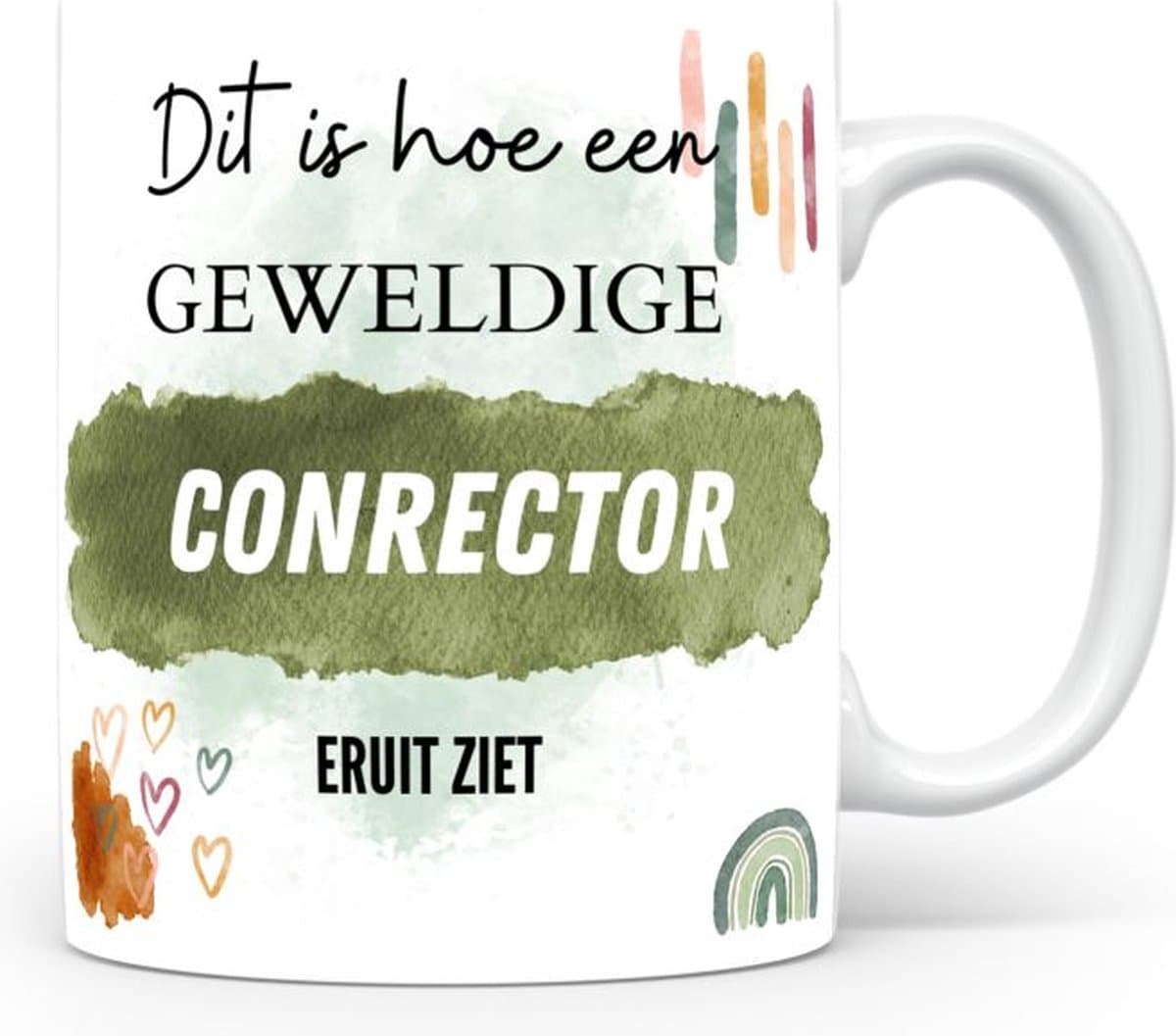 Mok bedrukken met beroep Conrector