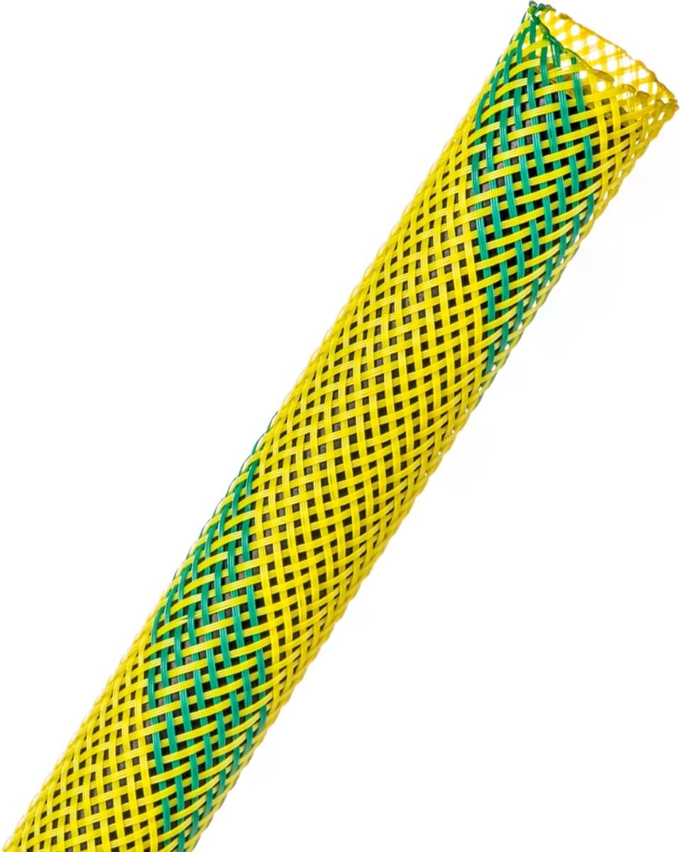 Techflex-PTN0.50NX/15-Kabelsok-Kabelsleeve-Kabelbeschermer-Kabel Management–Kabelkous-Kabelmantel - Maat: 6,4 mm – 19,1 mm-Kleur: Nitrox-Lengte: 15 meter