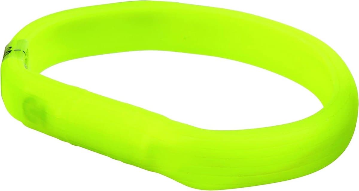 Honden Halsband - Verstelbare Band - Veiligheid in Donker - Oplaadbaar Licht - 70 cm - Groen