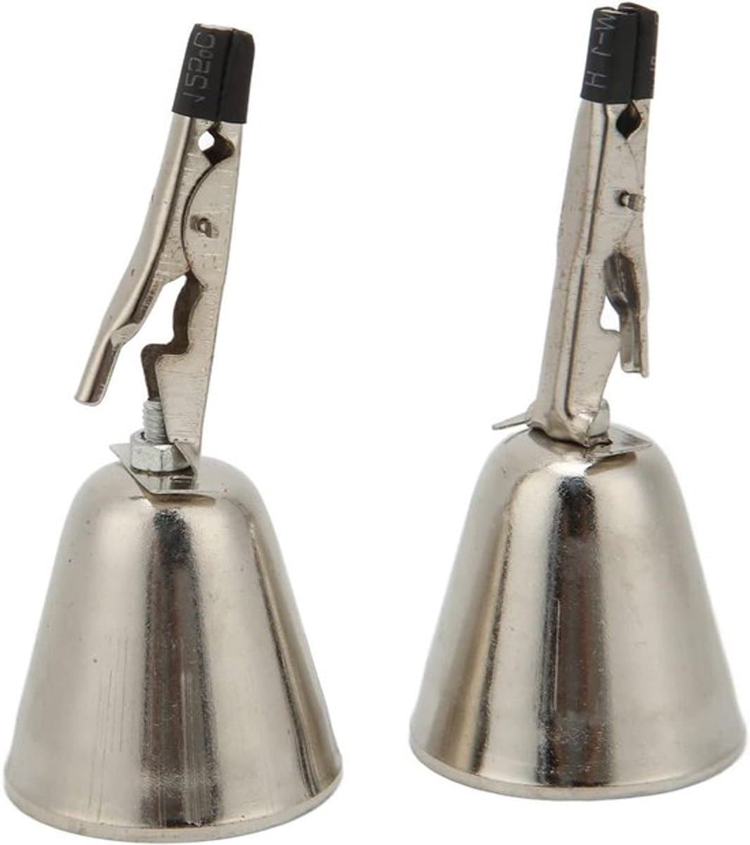 Vissen Alarm Hengel Waarschuwing Ring Metalen Bell Bite Indicator Tool - 2 Stuks (klein)