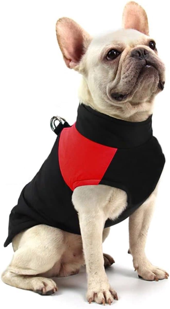 Hondenjas Waterdicht Winter Warm Jasje Puppy Vest Buiten Huisdier Winddicht Kleding Hond voor Koud Weer, Gevoerd Harnas met D-ring voor Kleine Middel Grote Honden