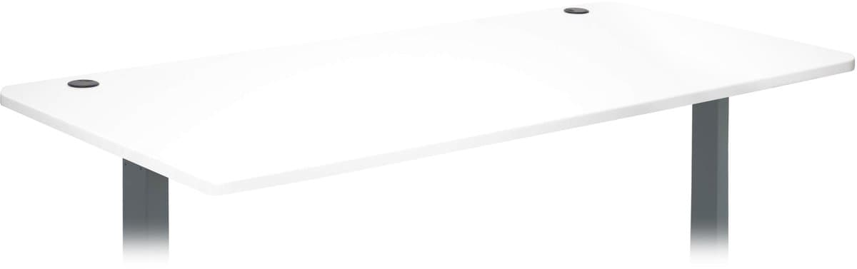 Tafelblad MCW-D40 voor bureaus, tafelblad, 160x80cm MVG-gecertificeerd ~ wit