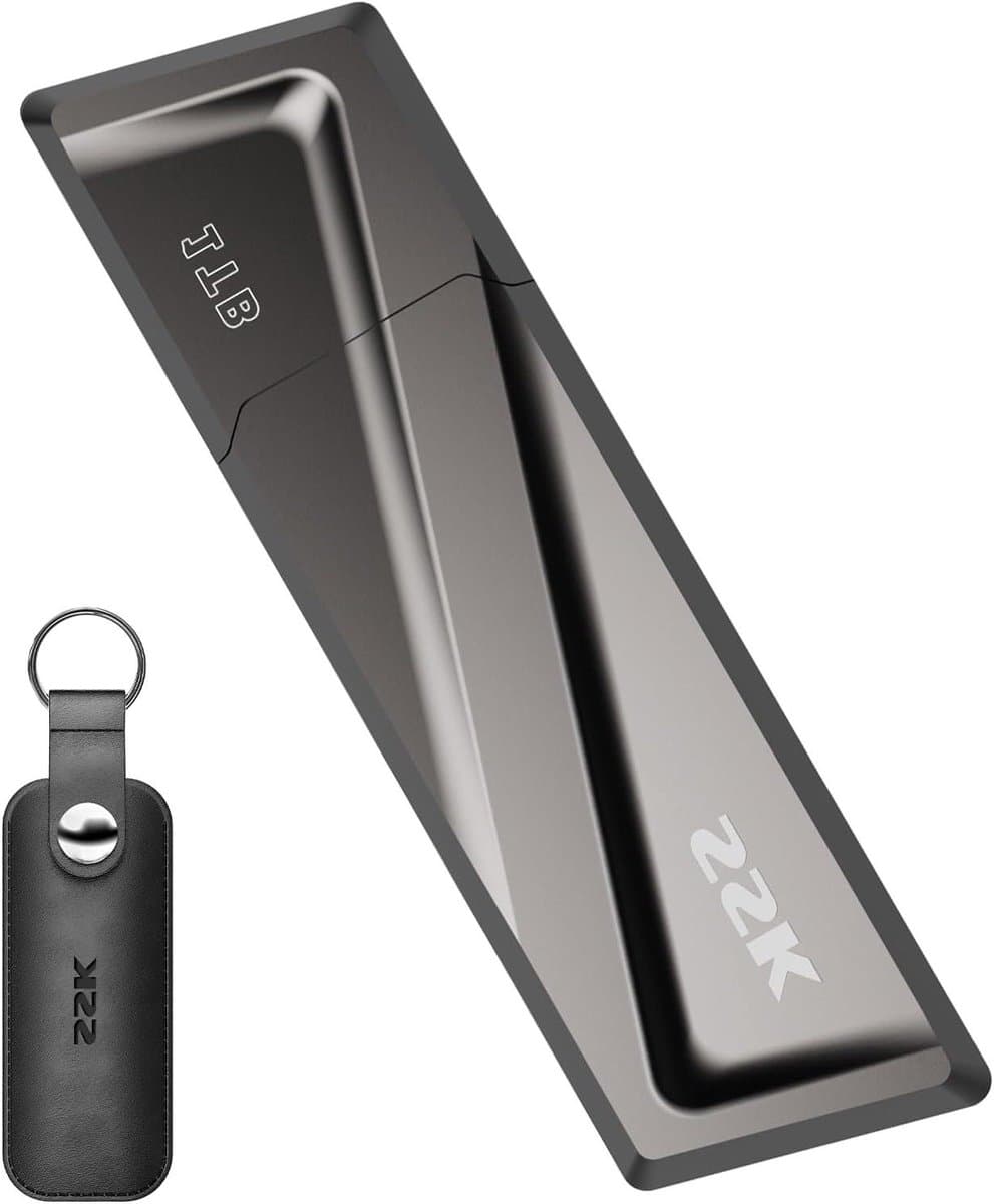 Externe SSD - Snelle Opslag - Bestanden Overzetten - Hoge Snelheid - 1 TB - Grijs