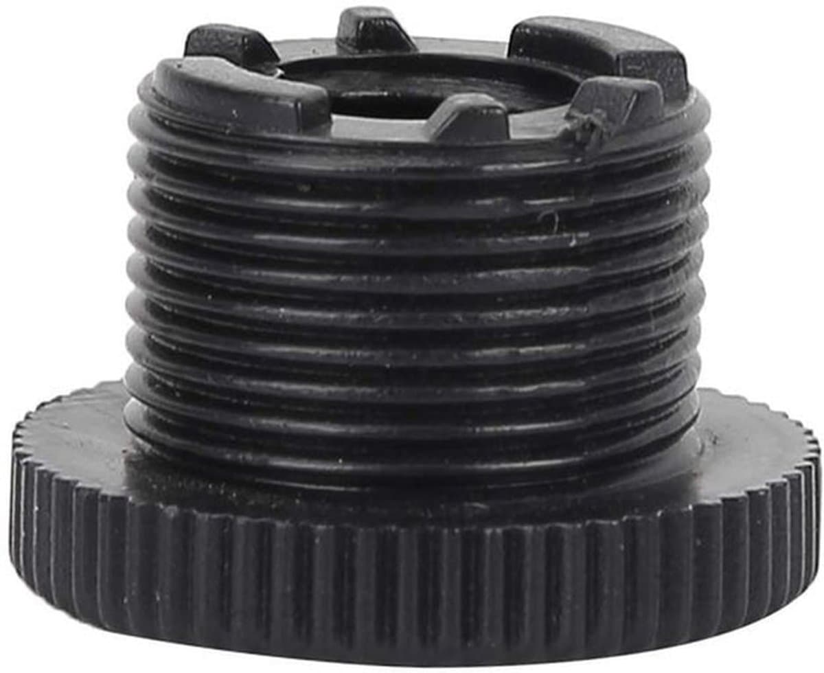 Mikrofonadapter - 5/8 Inch naar 3/8 Inch - Gemakkelijk te installeren - Zwart - Microfoonaccessoire - Geschikt voor alle microfoons en st...