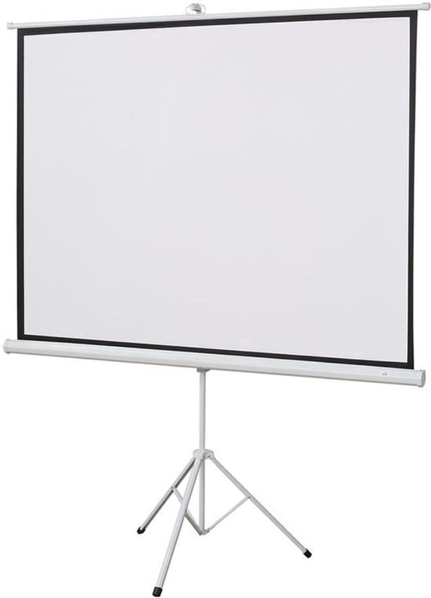 Projectiescherm – Beeldscherm – Presentatiescherm – Filmscherm – Cinema Scherm – 4:3 Formaat – Wit Kwaliteitsmateriaal – Heldere Projectie