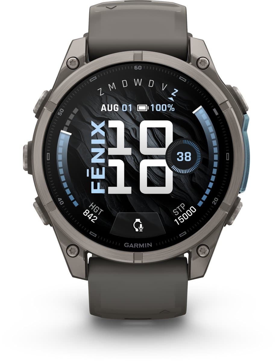 Garmin fēnix 9 - 47 mm - Multisport GPS Smartwatch - 1.4" AMOLED-scherm - Titanium afwerking - Batterijduur tot 16 dagen