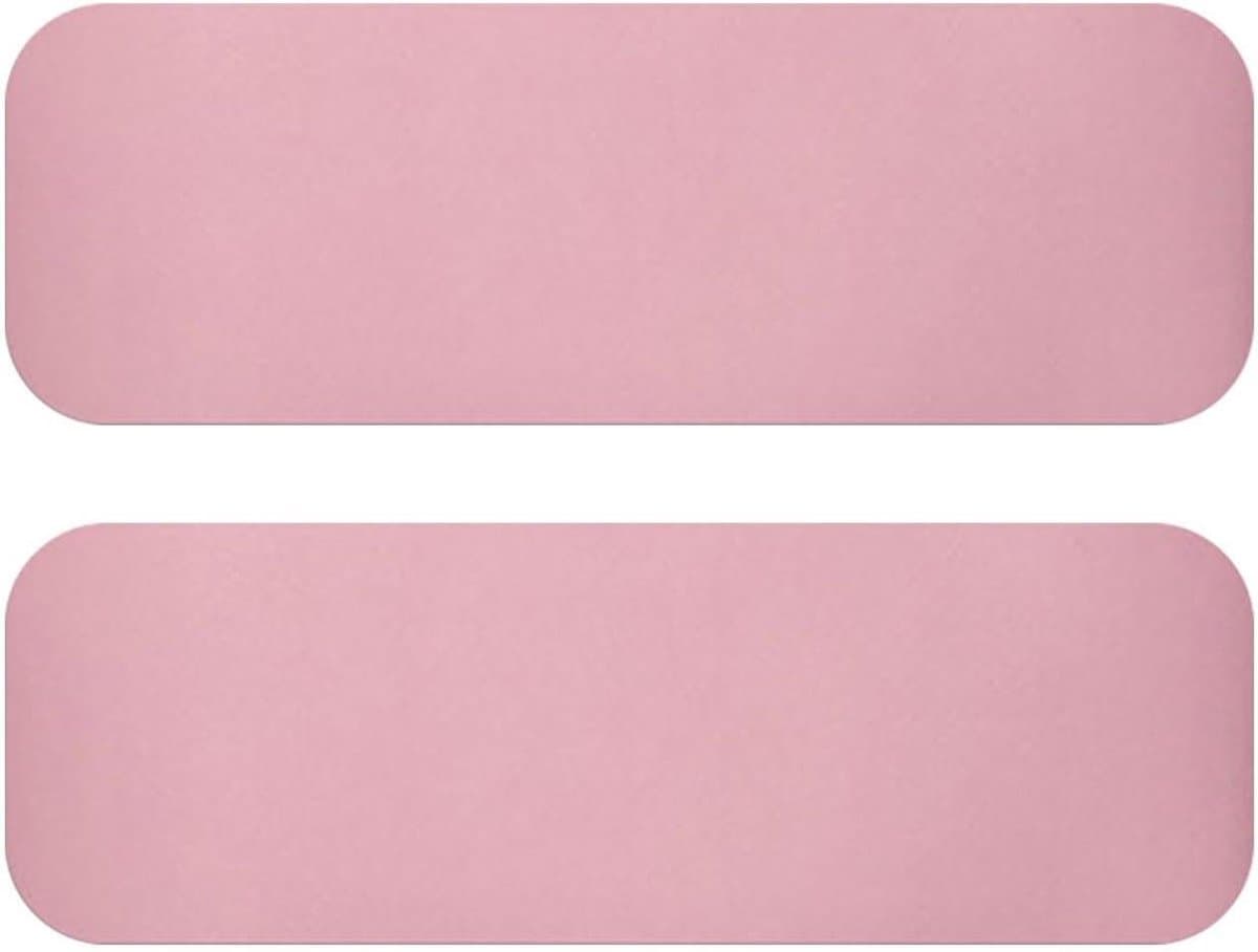 Loopmat Trainingsmat - Fitnessmat Vloerbeschermer - Vloer Beschermen - Geluiddempend Antislip - 80x25 cm - Roze