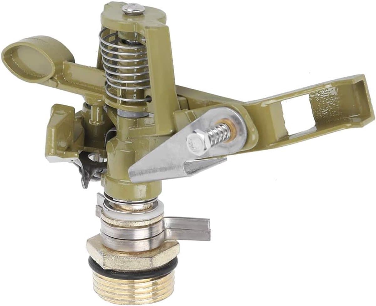 Draaibare Sproeier - Water sprinkler - Gazon Besproeien - 360 graden dekking - G3/4in - Zilverkleurig