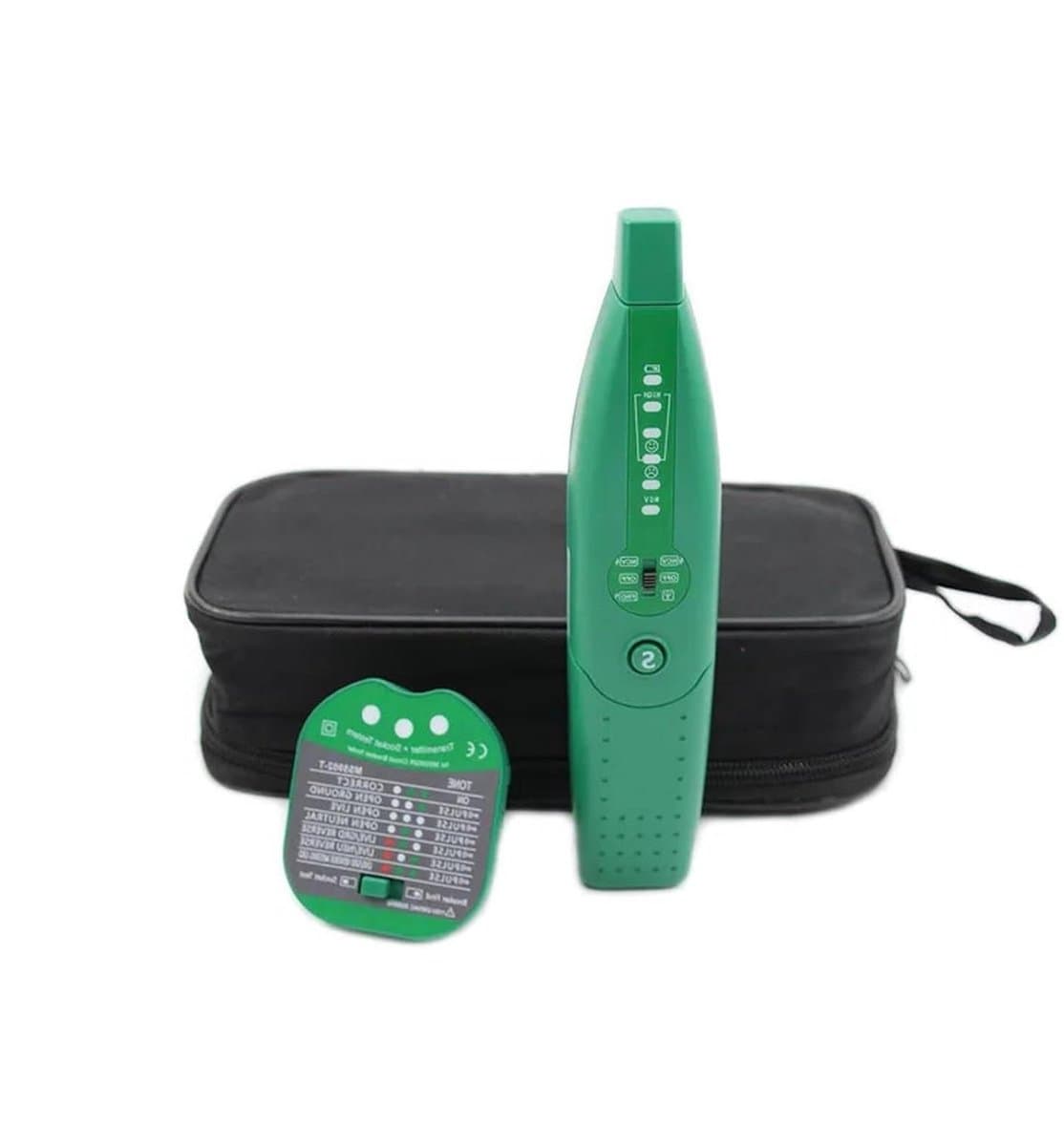 Stopcontactester - Stroomtester - Elektrische Installatie - Automatische Gevoeligheidsinstelling - EU Stekker - Zwart