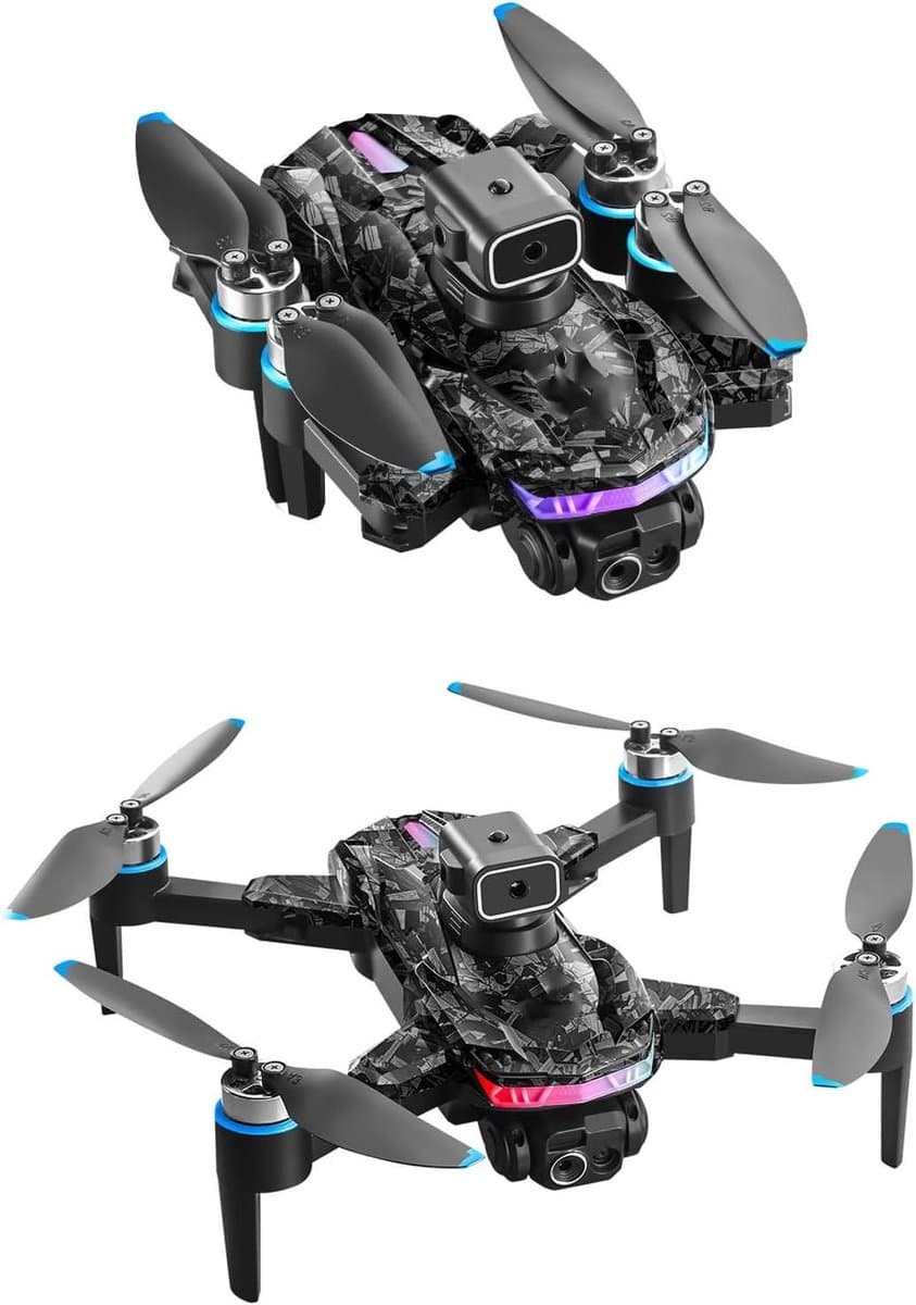 Borstelloze Quadcopter Drone - RC Drone Opvouwbare Drone - Luchtfotografie - Intelligente Obstakelvermijding - 21 x 17 x 9 cm