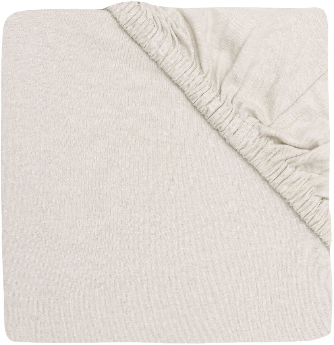 Jollein Hoeslaken Boxmatras - 75x95 cm - Jersey - Sand